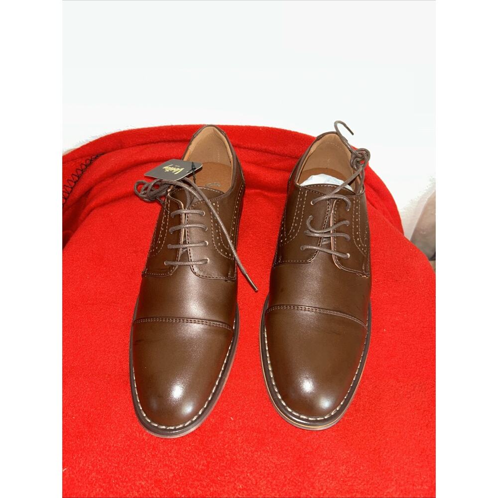 Vostey Milan Dark Brown Shoes Size 7 New Men’s Oxford
